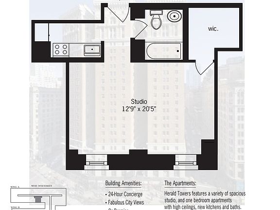 2nd image of 50 W 34th St APT 19A3