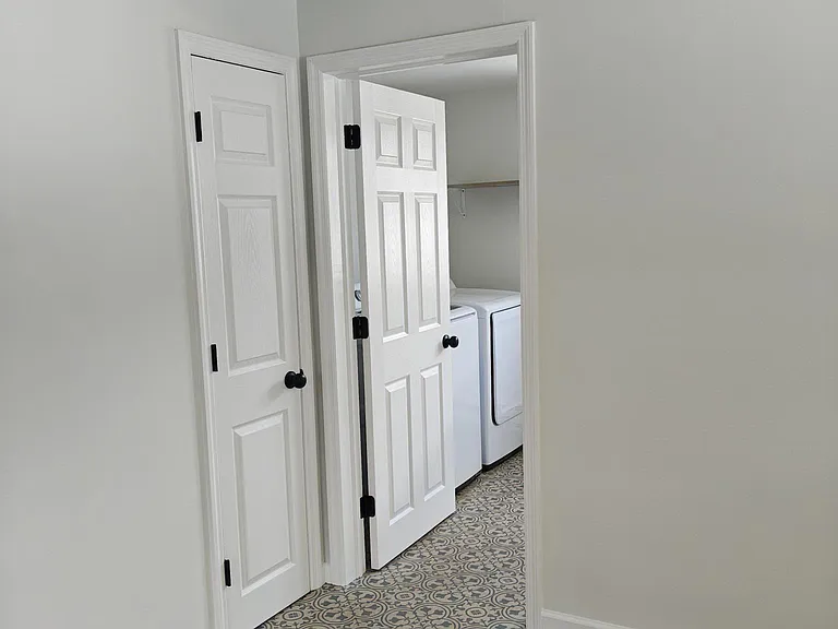 Entrance to laundry room