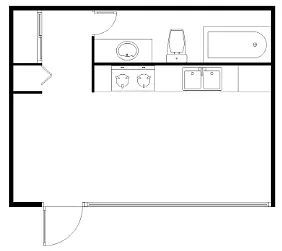 Floor plan Studio