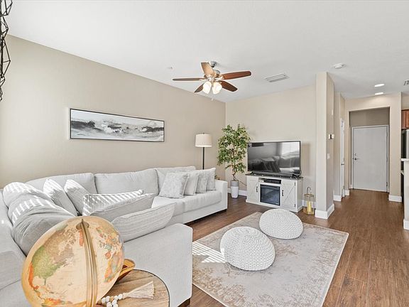 Living Room #1 with Electric Fireplace in cabinetry