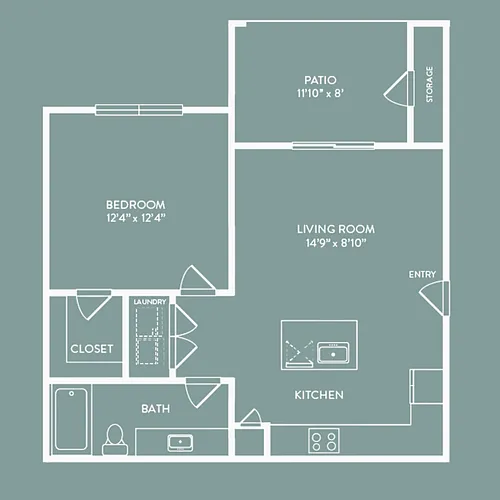 Floor plan A1 Crockett