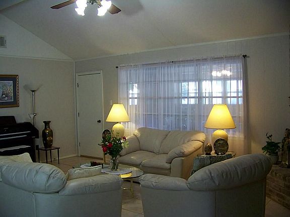 Spacious living room has tons of room for entertaining