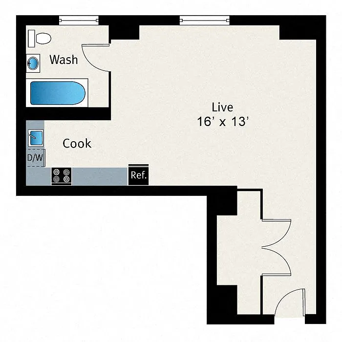 Floor plan S16