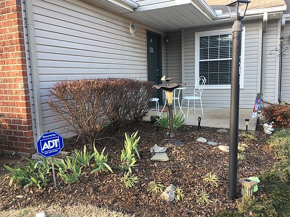 Small garden with flowers