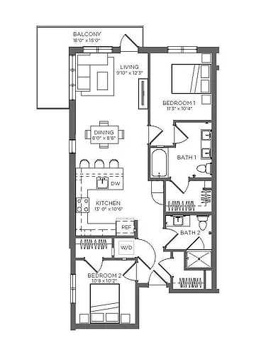 Floor plan B7 LUXE