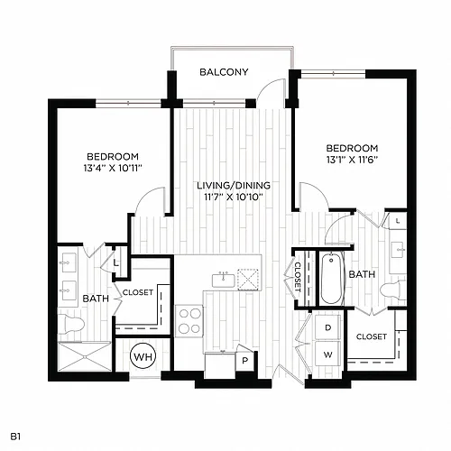 Floor plan B1