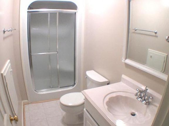 Remodeled Master Bathroom in the Master Bedroom
