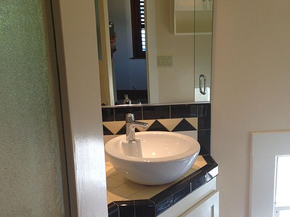 En suite bathroom.