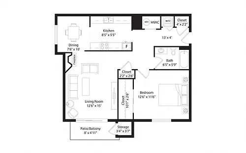 Floor plan A2R