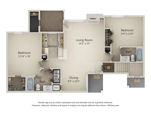 Floor plan 2G-Sunrise Series
