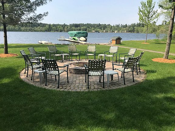 Brick paver fire pit 