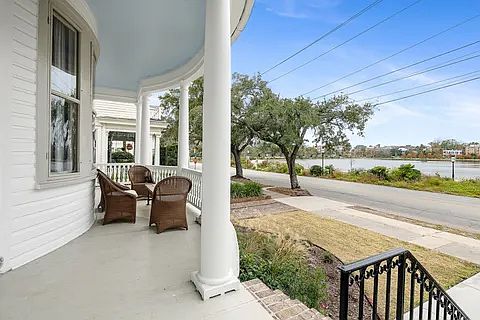View of Colonial Lake from the front porch.