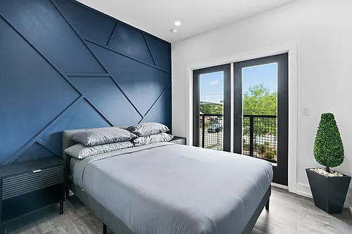 Floor plan Howard 1 Bed w BALC