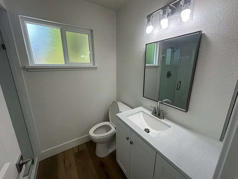Primary bathroom with shower