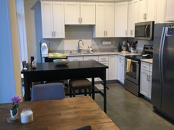 Kitchen and small dining area