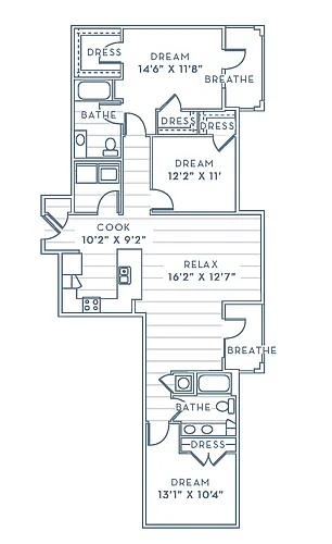 Floor plan C1HC