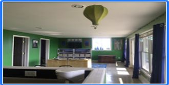 Basement apt living/dining