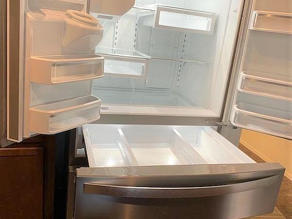 Inside the fridge view