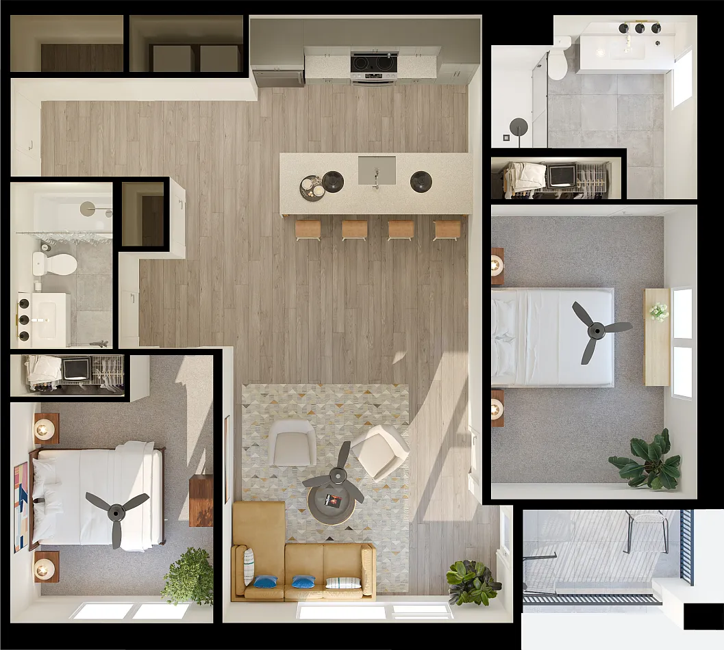 Floor plan B1