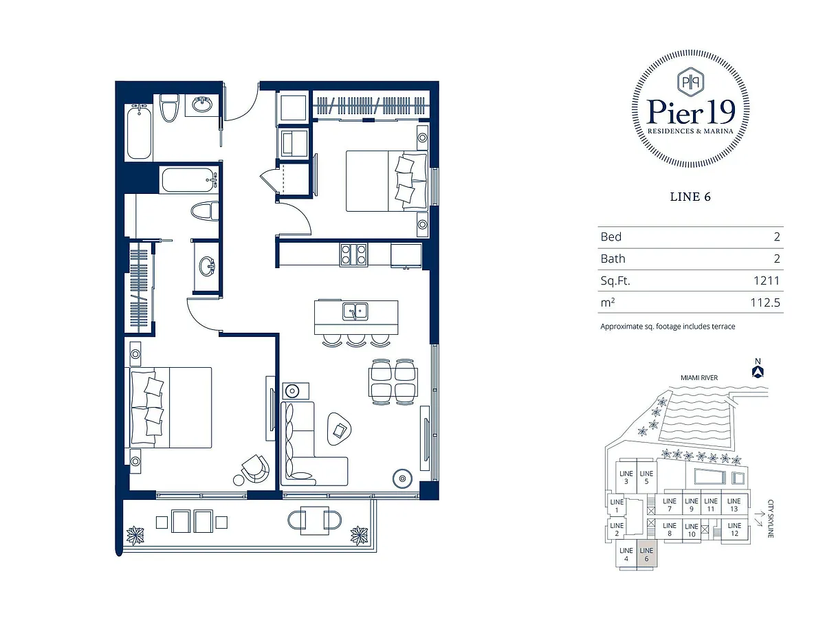 Floor plan LINE 6