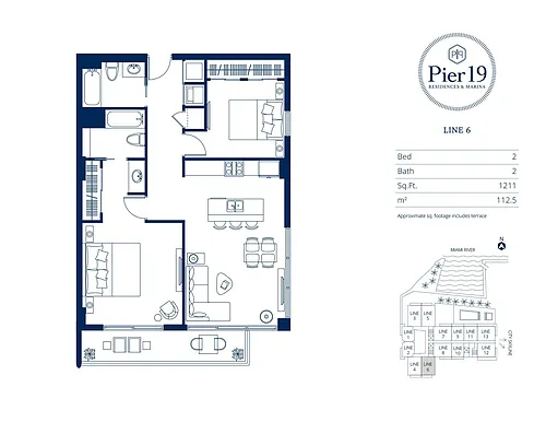 Floor plan LINE 6