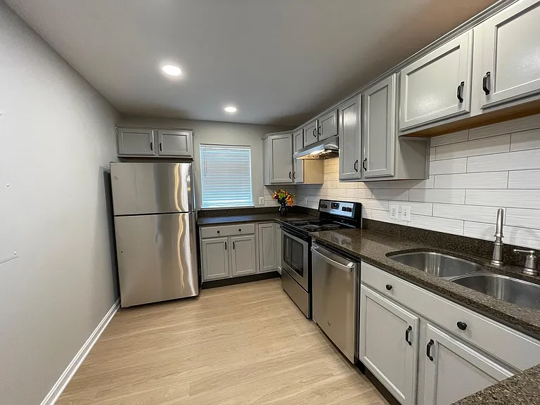 Kitchen view from living area