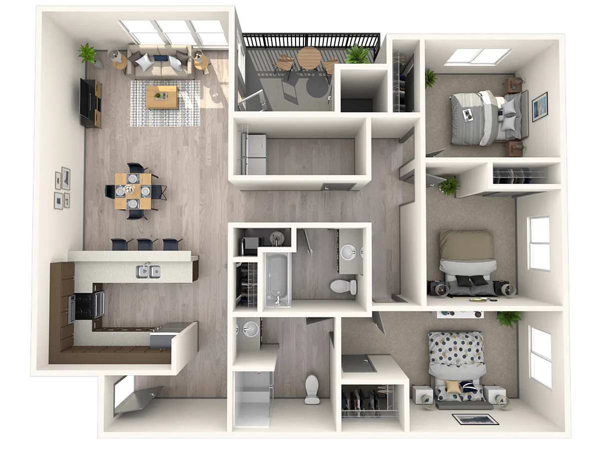 Floor plan Elevated Twelve96