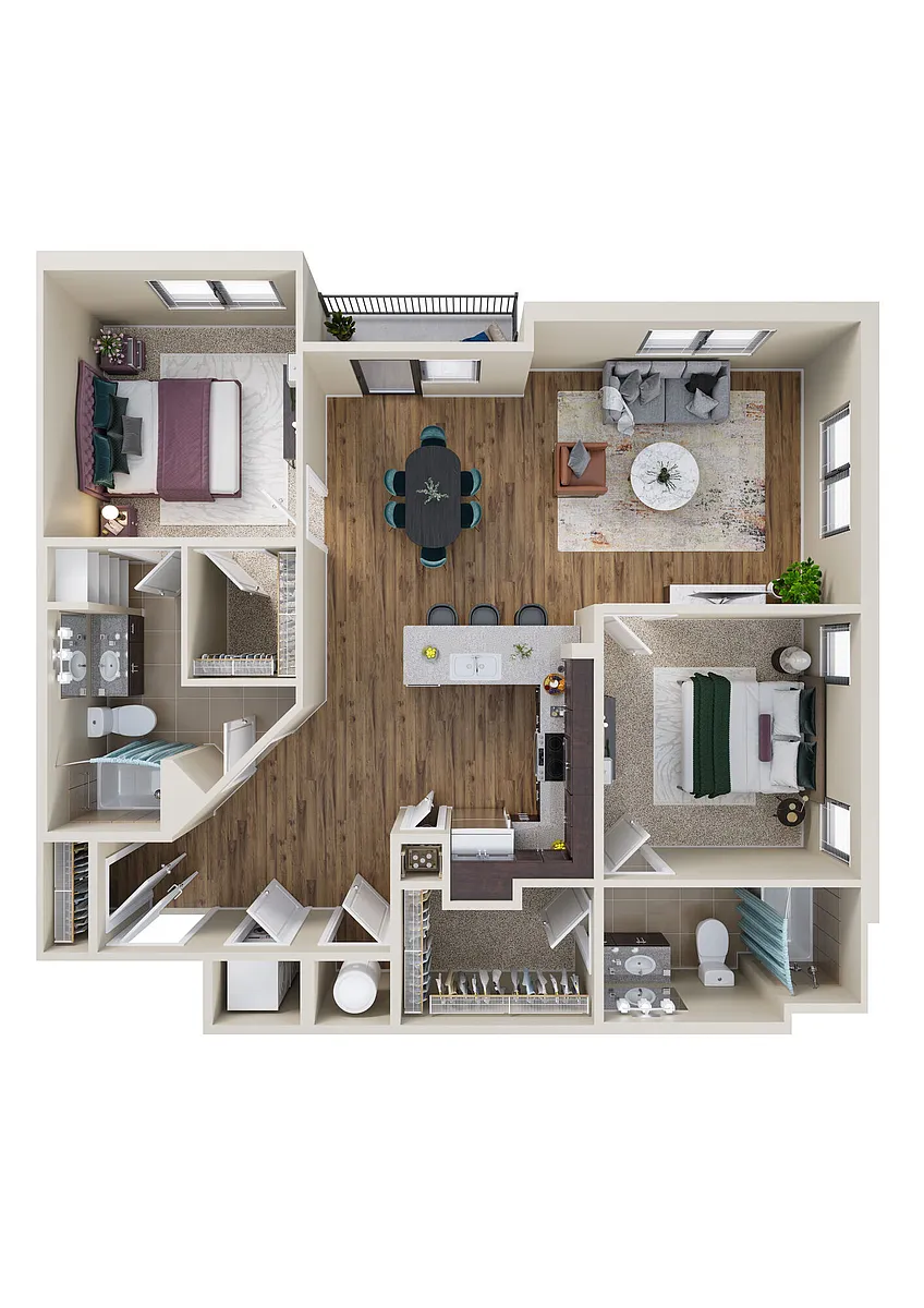 Floor plan B22