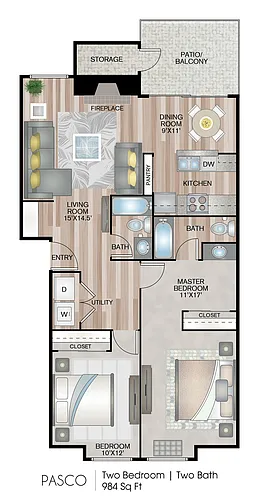 Floor plan Pasco