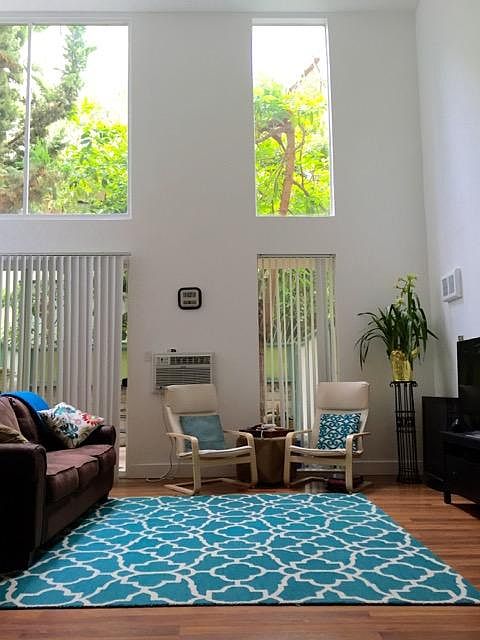 Double-height living room