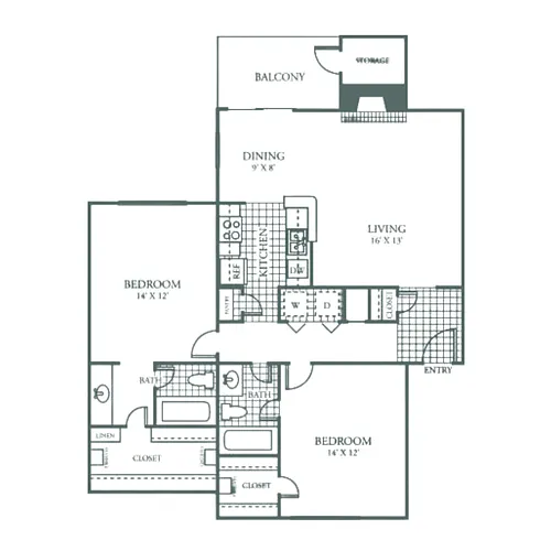 Floor plan B3