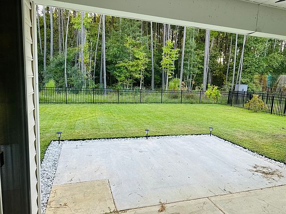 Back yard backs up to a preserve so you will never have anyone behind you.