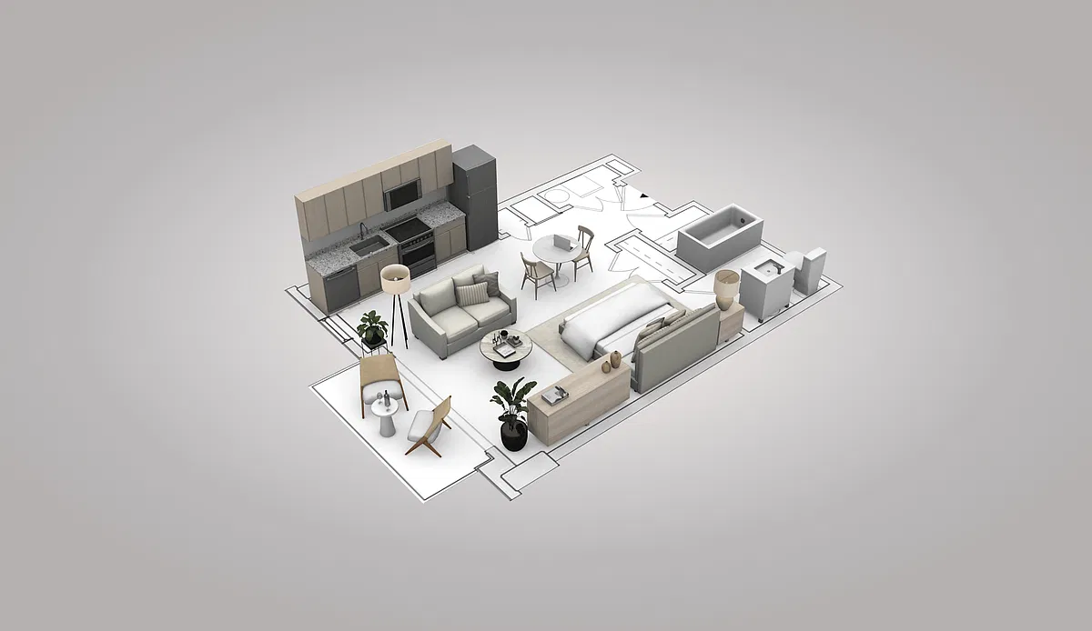 Floor plan Studio