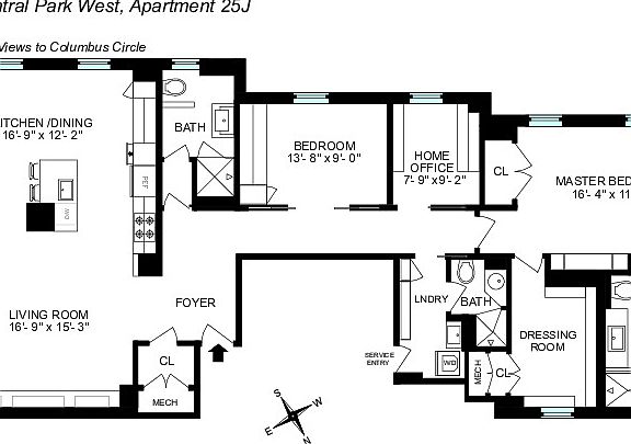 2nd image of 25 Central Park W APT 25J