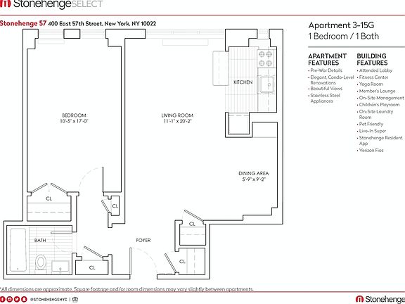 2nd image of 400 E 57th St APT 8G