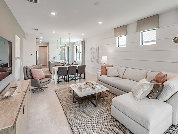 Gathering room windows for natural light