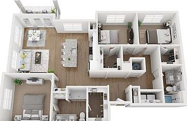2nd image of 5901 Triangle Oaks Dr #5801-101