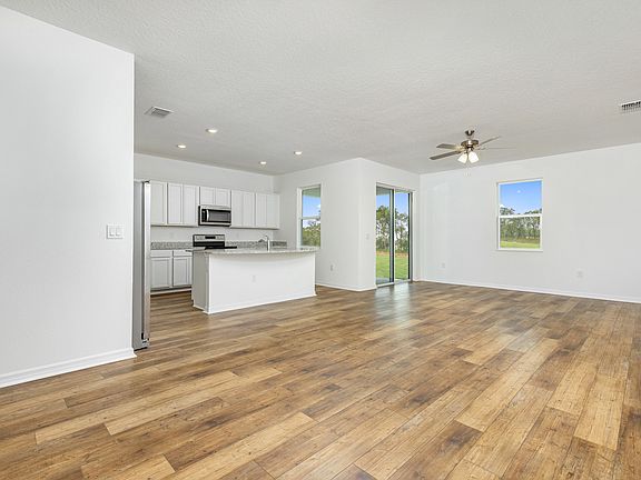 Open-concept entertainment space of the Capri