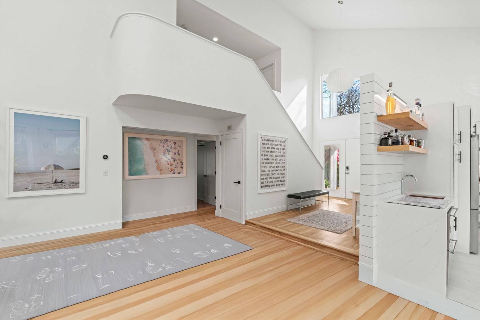 Welcome Home! Foyer entryway with beautiful oak floors found throughout the residence.