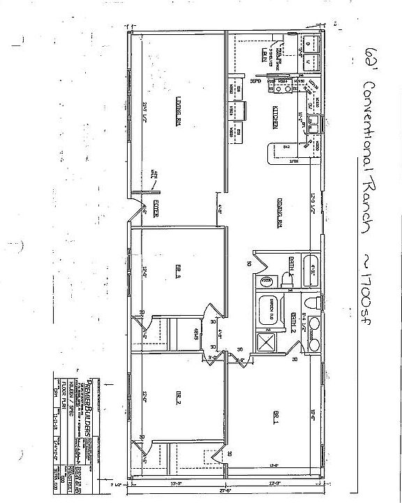 3 BR 2 Bath - Plan Available