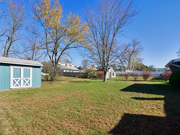 Large backyard
