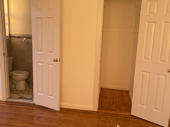 full bathroom and closet