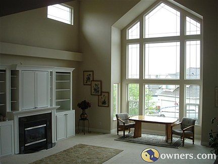 Living room with great window