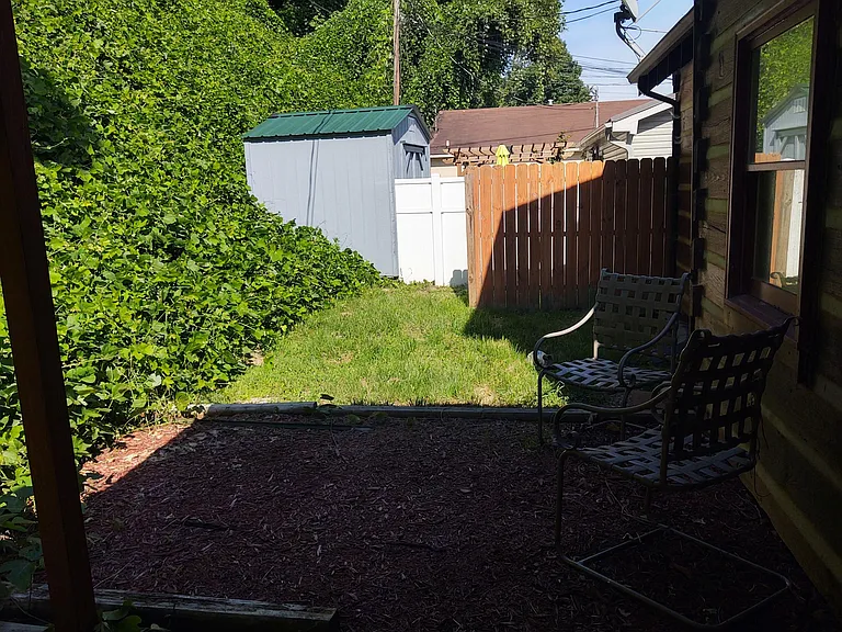 Backyard fenced