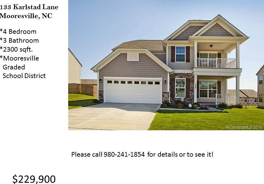 133 Karlstad Ln, Mooresville, NC 28115 Zillow