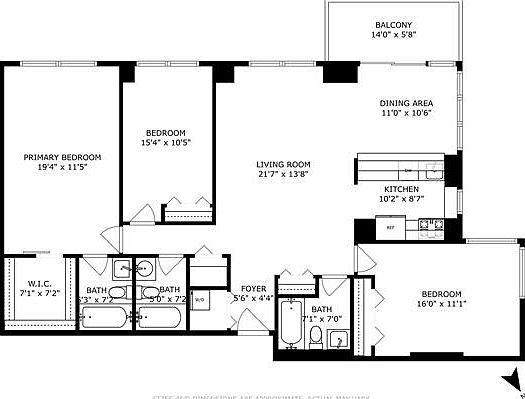 2nd image of 275 W 96th St APT 10E
