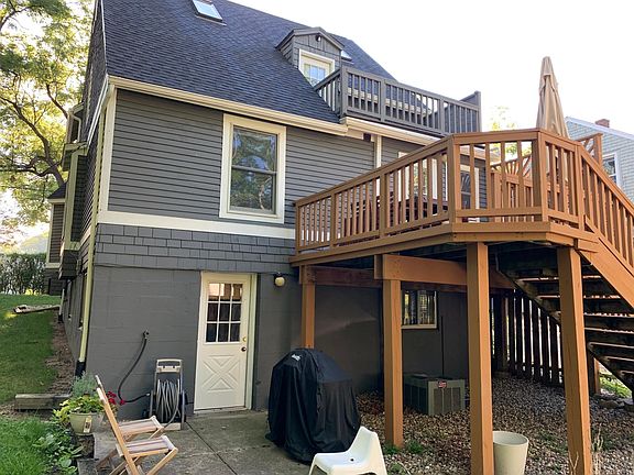 Two Decks (upper- walk out master bedroom) &
Lower deck