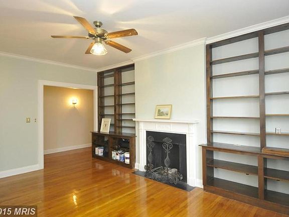 Living Room with fireplace (looking towards hallway)
