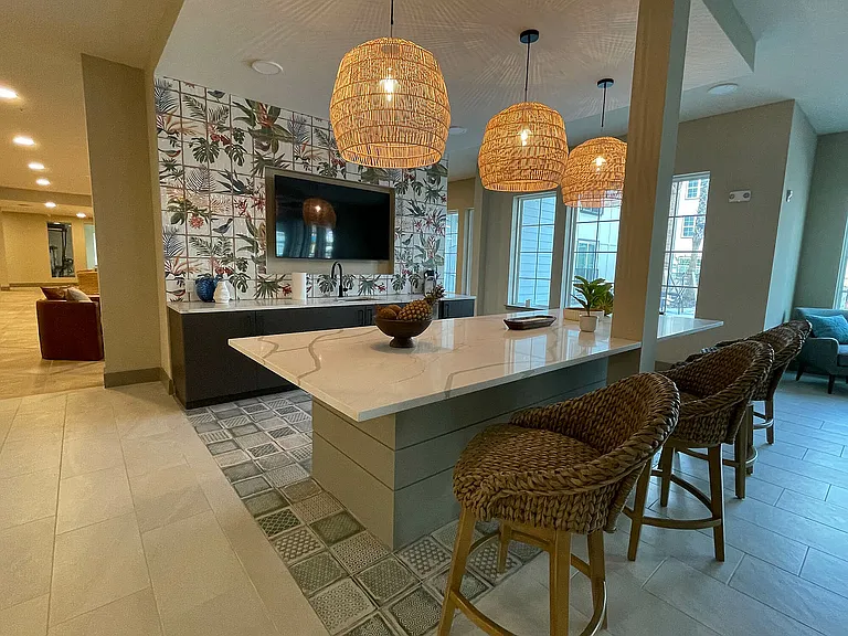 Experience the elegance of this chic apartment lounge, perfect for entertaining and relaxation.