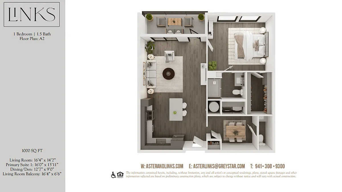 Floor plan Links A2
